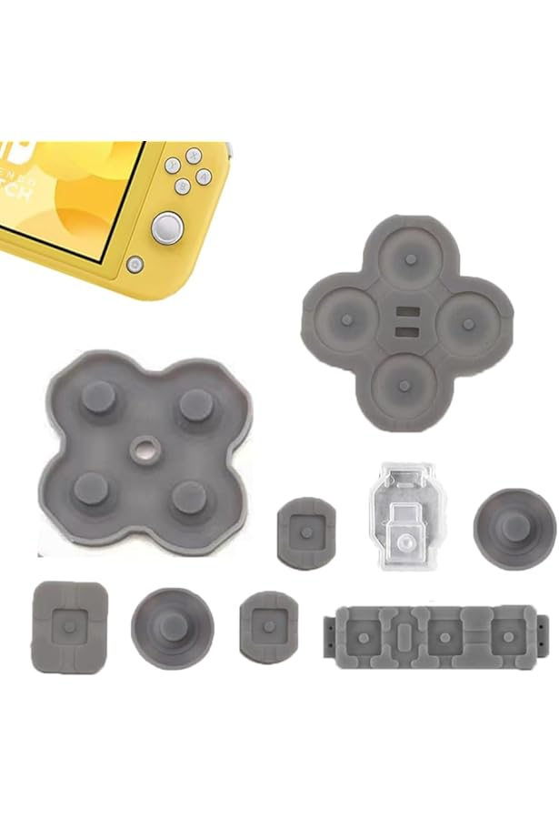 めじろ　Switch lite Amazon.com: Deal4GO Left & Right Silicone Rubber Button